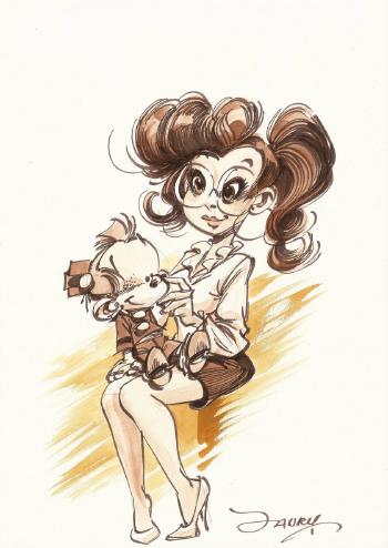 Le Petit Spirou Et Mademoiselle Chiffe by 
																	 Janry